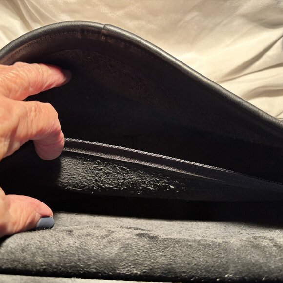 Vintage Coach Willis Shoulder Bag – Black Glove-Tanned Leather –Free Shipping - Picture 14 of 15